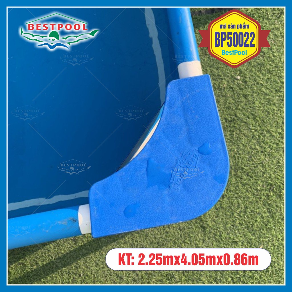 Bể Bơi Khung Kim Loại Bestpool BP50022 KT 2m25 x 4m05 x 0,86m - Lắp Ghép Nhanh Chóng Bảo hành 3 Năm